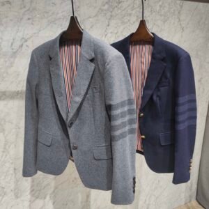 4-Bar Stripe Wool Blend Blazer