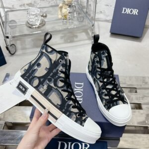 Dior B23 Oblique Jacquard High-top Sneakers