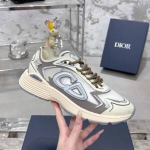 Dior B30 Countdown Beige, Brown And Orange Low-top Sneakers
