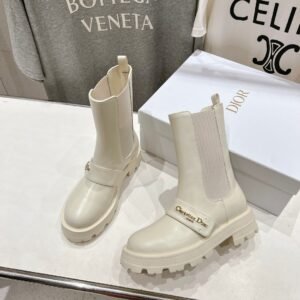 Dior D-Major Chelsea Boot With Logo Strap Detail