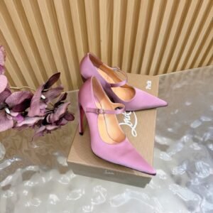 Christian Louboutin Mary Jane Pointed Toe Red Sole Pump, 15cm