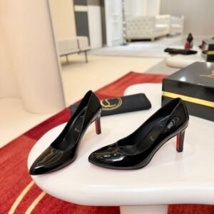 Christian Louboutin Leather Pointed Toe Red Sole Pump, 8.5cm