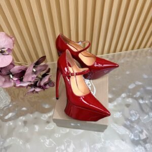 Christian Louboutin Patent Mary Jane Platform Red Sole Pump, 10.5cm