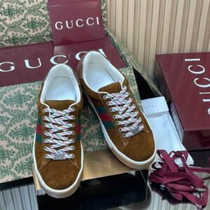 Gucci Ace Sneaker With GG Canvas Camouflage Print